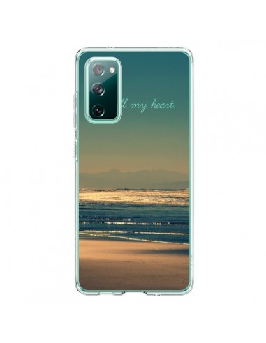 Coque Samsung Galaxy S20 Be still my heart Mer Sable Beach Ocean - R Delean
