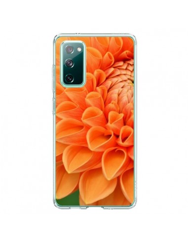 Coque Samsung Galaxy S20 Fleurs oranges flower - R Delean