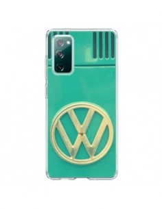 Coque Samsung Galaxy S20 Groovy Van Hippie VW Bleu - R...