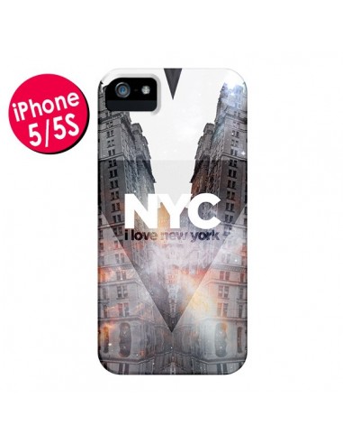 Coque I Love New York City Orange pour iPhone 5 et 5S - Javier Martinez