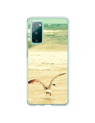 Coque Samsung Galaxy S20 Mouette Mer Ocean Sable Plage Paysage - R Delean