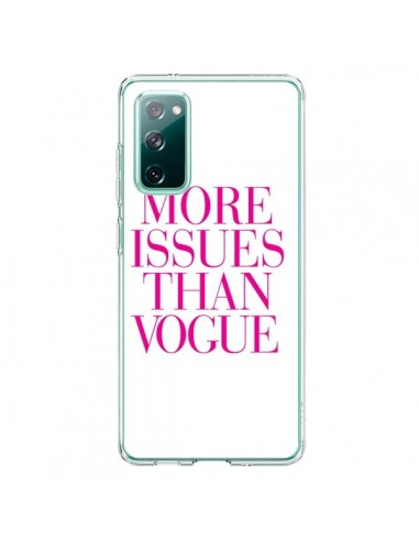 Coque Samsung Galaxy S20 More Issues Than Vogue Rose Pink - Rex Lambo