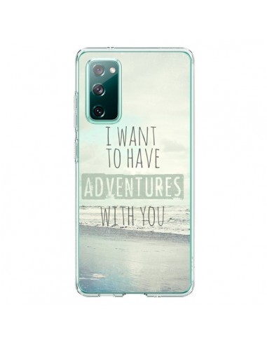 Coque Samsung Galaxy S20 I want to have adventures with you - Sylvia Cook