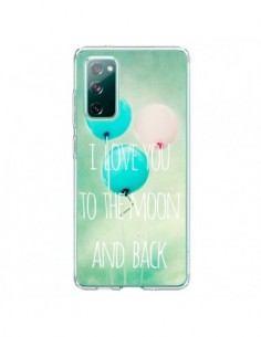 Coque Samsung Galaxy S20 I love you to the moon and back...