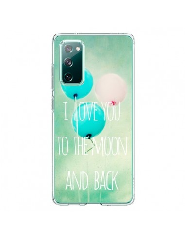 Coque Samsung Galaxy S20 I love you to the moon and back - Sylvia Cook