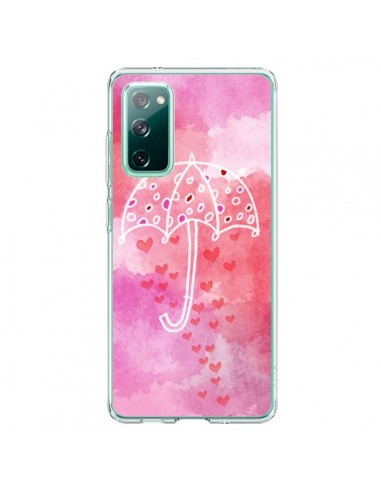 Coque Samsung Galaxy S20 Parapluie Coeur Love Amour - Sylvia Cook