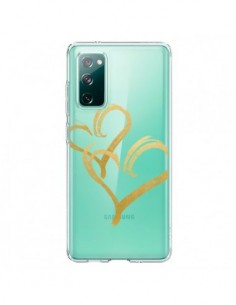 Coque Samsung Galaxy S20 Deux Coeurs Love Amour...
