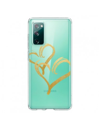 Coque Samsung Galaxy S20 Deux Coeurs Love Amour Transparente - Sylvia Cook