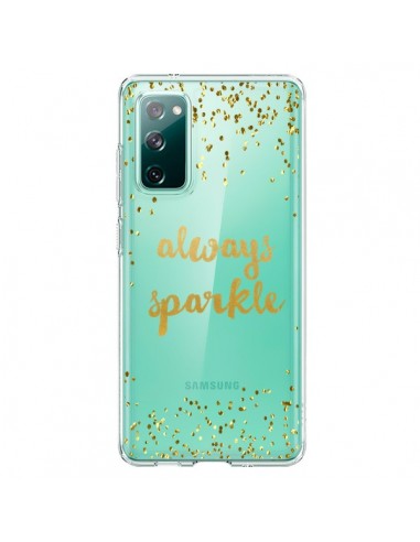 Coque Samsung Galaxy S20 Always Sparkle, Brille Toujours Transparente - Sylvia Cook