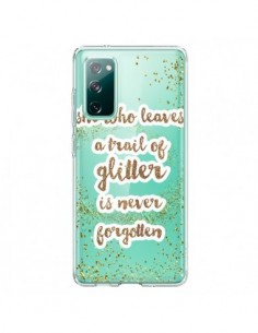 Coque Samsung Galaxy S20 Style Pailleté Transparente -...