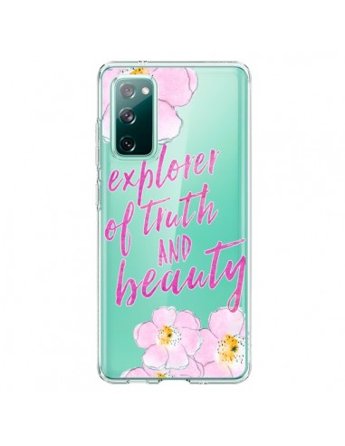 Coque Samsung Galaxy S20 Explorer of Truth and Beauty Transparente - Sylvia Cook