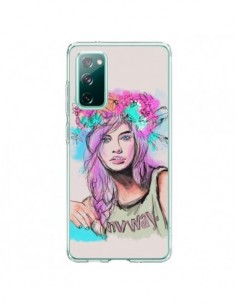 Coque Samsung Galaxy S20 Femme Mannequin Barbara Palvin -...