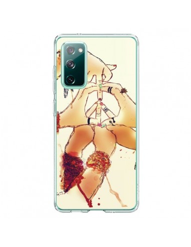 Coque Samsung Galaxy S20 Peace and Love - Sara Eshak