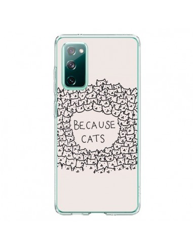 Coque Samsung Galaxy S20 Because Cats chat - Santiago Taberna