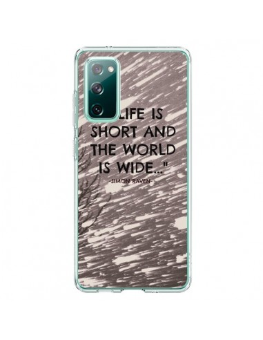 Coque Samsung Galaxy S20 Life is short Foret - Tara Yarte