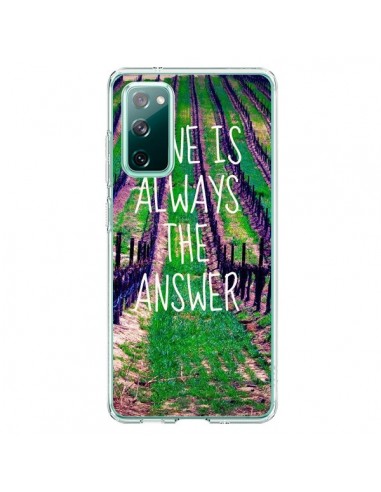 Coque Samsung Galaxy S20 Wine is always the answer Vin - Tara Yarte