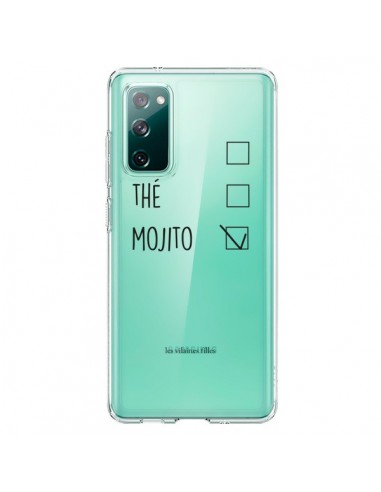 Coque Samsung Galaxy S20 Café, Thé et Mojito Transparente - Les Vilaines Filles