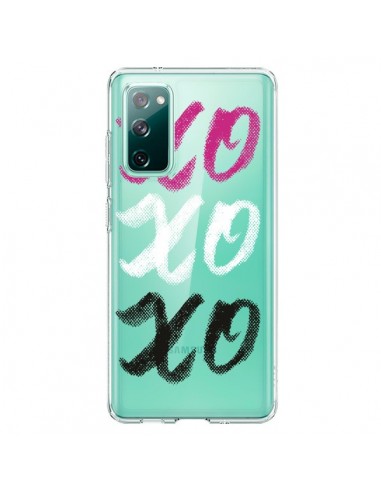 Coque Samsung Galaxy S20 XoXo Rose Blanc Noir Transparente - Yohan B.