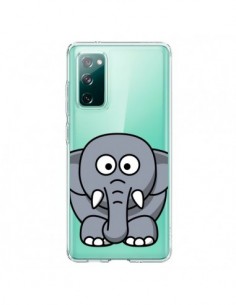 Coque Samsung Galaxy S20 Elephant Animal Transparente -...