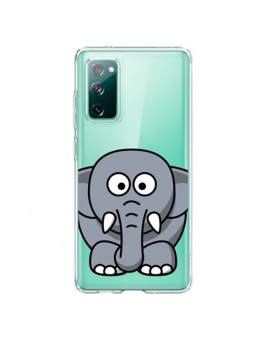 Coque Samsung Galaxy S20 Elephant Animal Transparente - Yohan B.