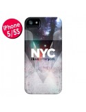 Coque iPhone 5/5S et SE I Love New York City Bleu - Javier Martinez