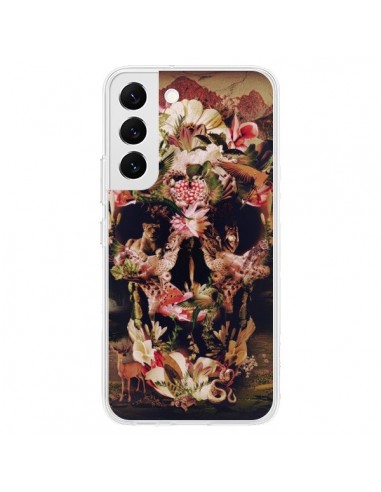 Coque Samsung Galaxy S22 5G Jungle Skull Tête de Mort - Ali Gulec