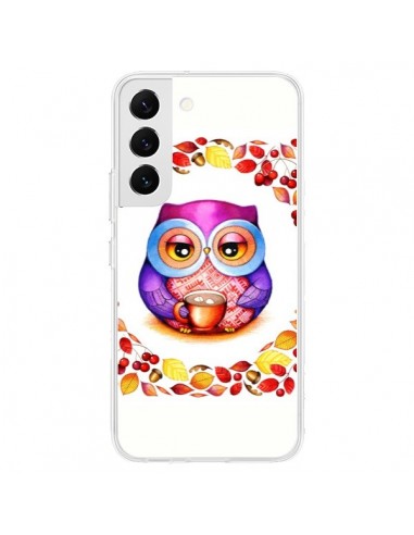 Coque Samsung Galaxy S22 5G Chouette Automne - Annya Kai