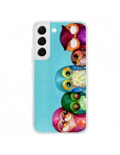 Coque Samsung Galaxy S22 5G Famille Chouettes - Annya Kai