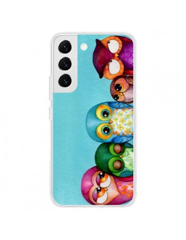 Coque Samsung Galaxy S22 5G Famille Chouettes - Annya Kai