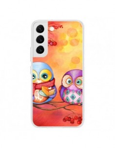 Coque Samsung Galaxy S22 5G Chouette Arbre - Annya Kai