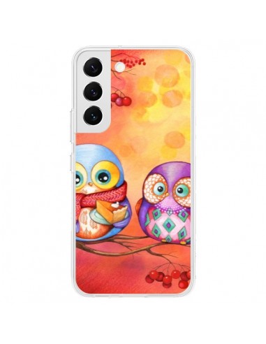 Coque Samsung Galaxy S22 5G Chouette Arbre - Annya Kai