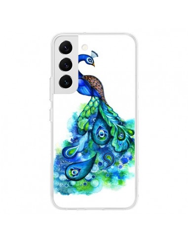 Coque Samsung Galaxy S22 5G Paon Multicolore - Annya Kai