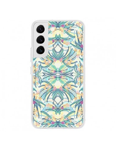 Coque Samsung Galaxy S22 5G Palm Floral Fleurs - AlekSia