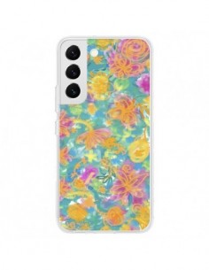 Coque Samsung Galaxy S22 5G Printemps Fleurs - AlekSia