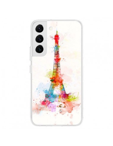 Coque Samsung Galaxy S22 5G Paris Tour Eiffel Muticolore - Asano Yamazaki