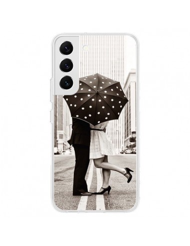 Coque Samsung Galaxy S22 5G Secret under Umbrella Amour Couple Love - Asano Yamazaki