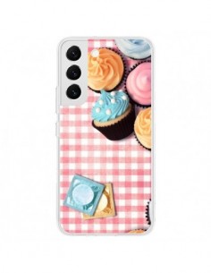 Coque Samsung Galaxy S22 5G Petit Dejeuner Cupcakes -...
