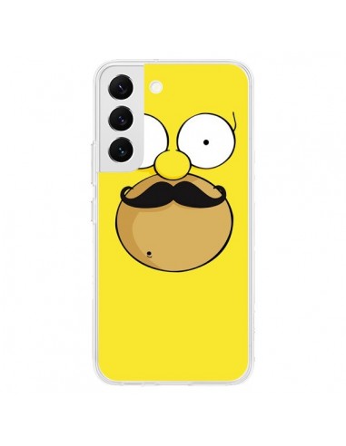 Coque Samsung Galaxy S22 5G Homer Movember Moustache Simpsons - Bertrand Carriere