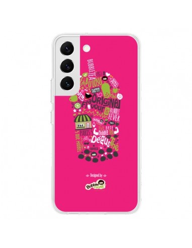 Coque Samsung Galaxy S22 5G Bubble Fever Original Flavour Rose - Bubble Fever