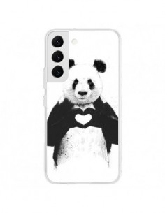 Coque Samsung Galaxy S22 5G Panda Amour All you need is...