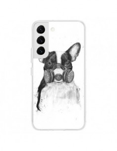 Coque Samsung Galaxy S22 5G Tagueur Bulldog Dog Chien Big...