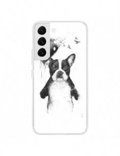 Coque Samsung Galaxy S22 5G Lover Bulldog Chien Dog My...