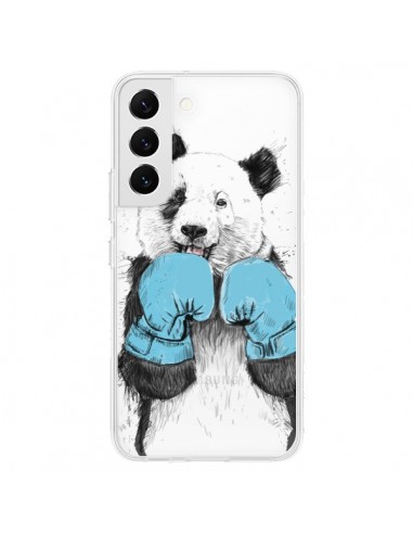 Coque Samsung Galaxy S22 5G Winner Panda Gagnant Transparente - Balazs Solti