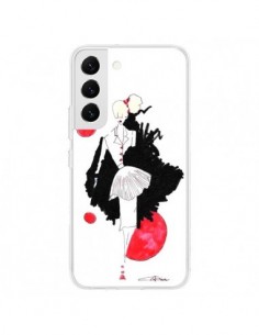 Coque Samsung Galaxy S22 5G Demoiselle Femme Fashion Mode...