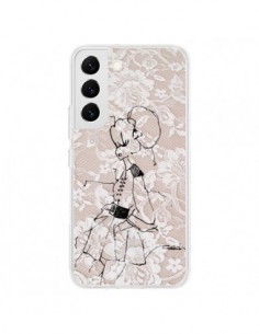 Coque Samsung Galaxy S22 5G Croquis Dentelle Femme...