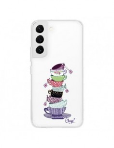 Coque Samsung Galaxy S22 5G Tasses de The Transparente -...