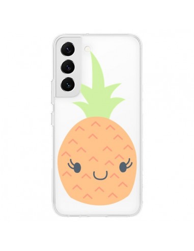 Coque Samsung Galaxy S22 5G Ananas Pineapple Fruit Transparente - Claudia Ramos
