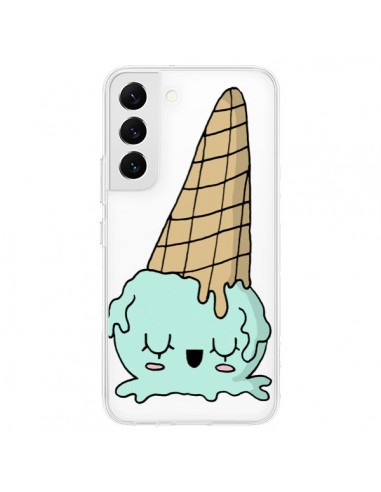 Coque Samsung Galaxy S22 5G Ice Cream Glace Summer Été Renverse Transparente - Claudia Ramos