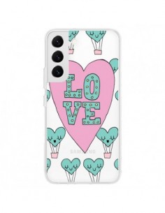 Coque Samsung Galaxy S22 5G Love Nuage Montgolfier...