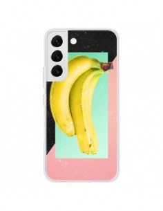 Coque Samsung Galaxy S22 5G Eat Banana Banane Fruit -...